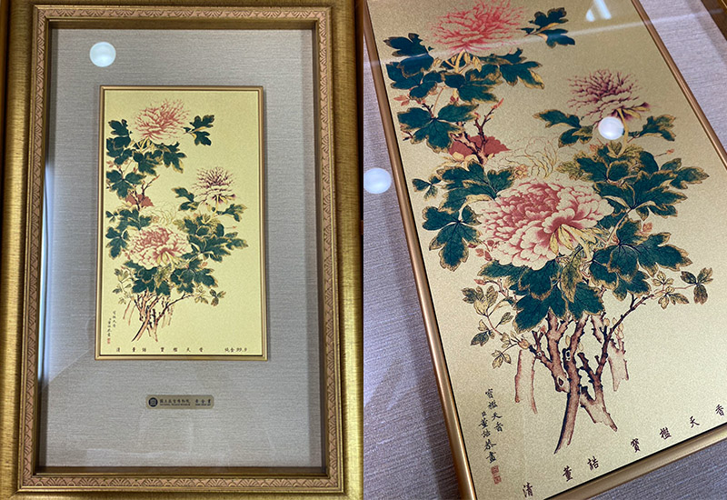 品金品 富貴-寶檻天香 黃金複製畫 品金品 富貴-寶檻天香 黃金複製畫