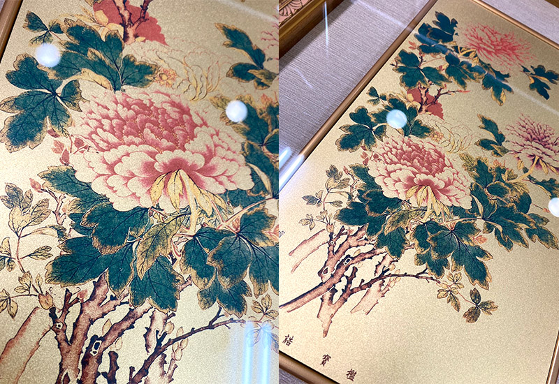 品金品 富貴-寶檻天香 黃金複製畫 品金品 富貴-寶檻天香 黃金複製畫