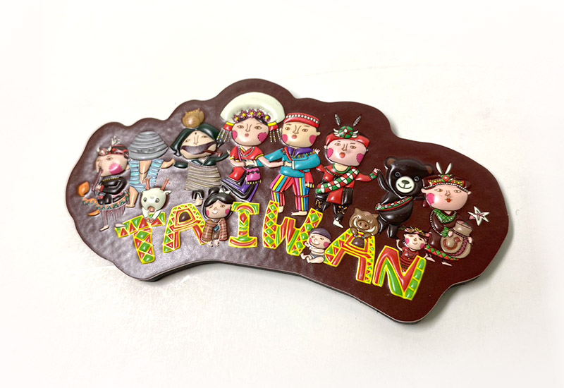 台灣三寶磁鐵-原住民 台灣三寶磁鐵-原住民