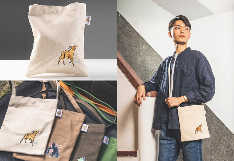 原文會 MYTH神話‧神畫系列─輕便帆布側背包 (白) 原文會 MYTH神話‧神畫系列─輕便帆布側背包 (白)