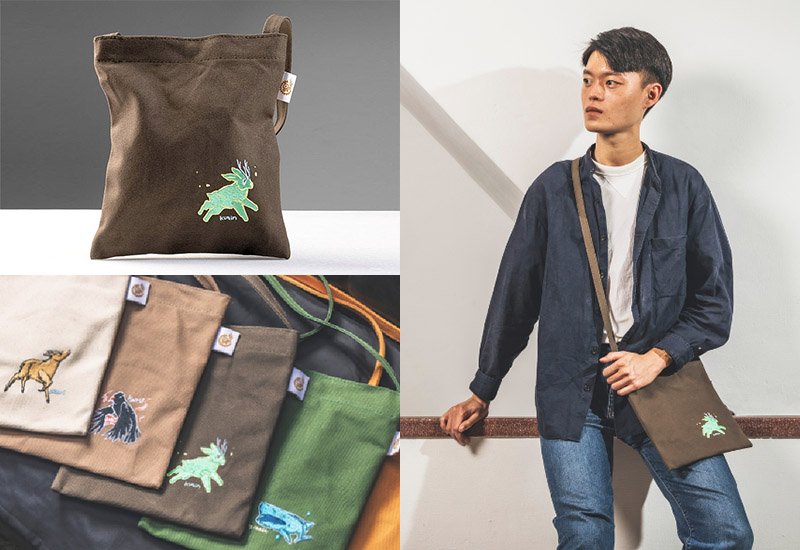 原文會 MYTH神話‧神畫系列─輕便帆布側背包 (咖啡) 原文會 MYTH神話‧神畫系列─輕便帆布側背包 (咖啡)