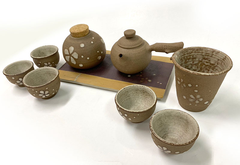 清窯 湯潤清 黑陶桐花茶具組  清窯 湯潤清 黑陶桐花茶具組