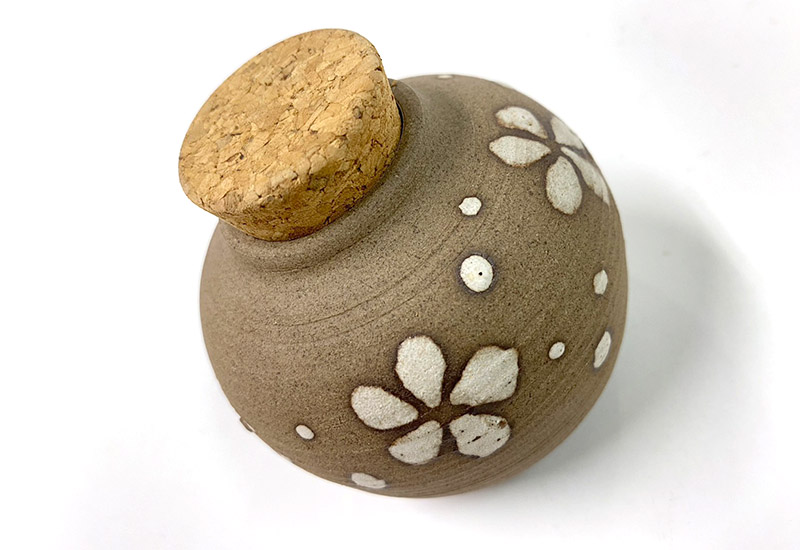 清窯 湯潤清 桐花小圓茶倉 清窯 湯潤清 桐花小圓茶倉