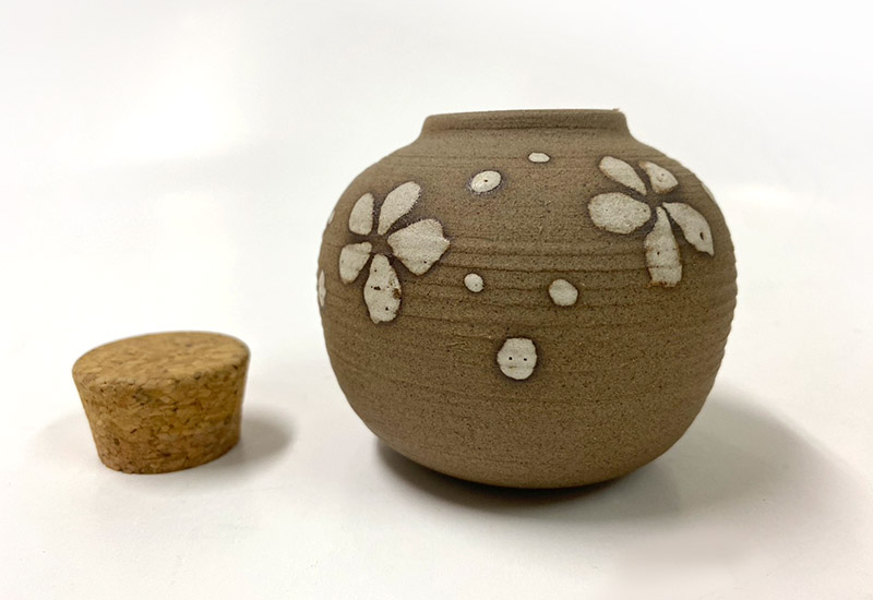 清窯 湯潤清 桐花小圓茶倉 清窯 湯潤清 桐花小圓茶倉