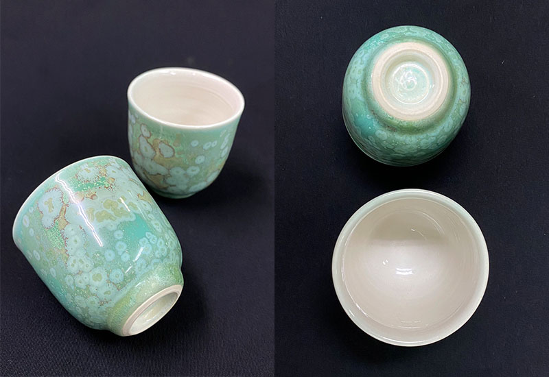 林妙芳 綠桔結晶-高杯(雙杯) 林妙芳 綠桔結晶-高杯(雙杯)