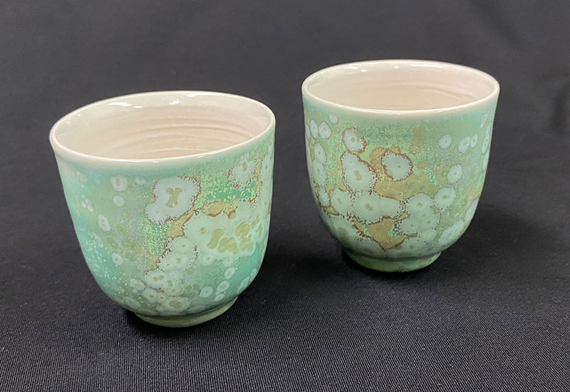 林妙芳 綠桔結晶-高杯(雙杯) 林妙芳 綠桔結晶-高杯(雙杯)