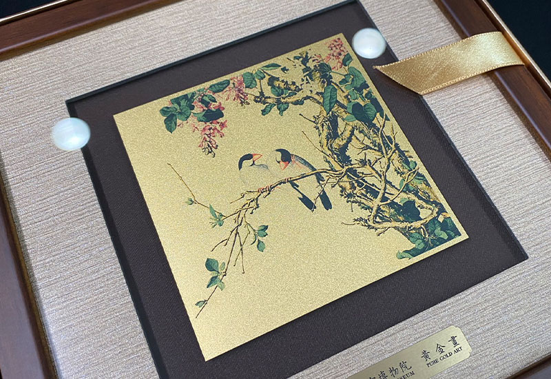 品金品 風華 - 紫白丁香  黃金複製畫  品金品 風華 - 紫白丁香  黃金複製畫