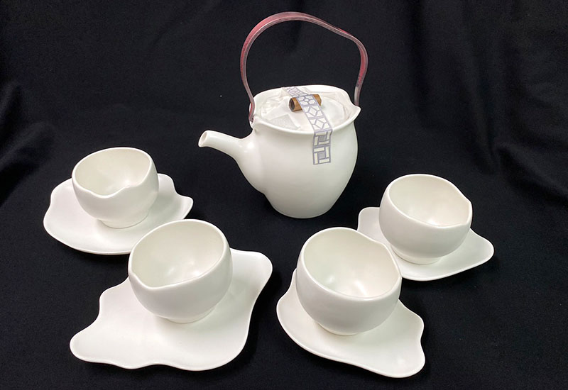 雙鴻 漾 Ripple-白瓷茶組(9件) 茶具組 雙鴻 漾 Ripple-白瓷茶組(9件) 茶具組