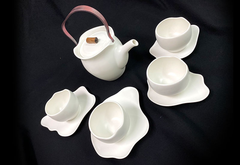 雙鴻 漾 Ripple-白瓷茶組(9件) 茶具組 雙鴻 漾 Ripple-白瓷茶組(9件) 茶具組