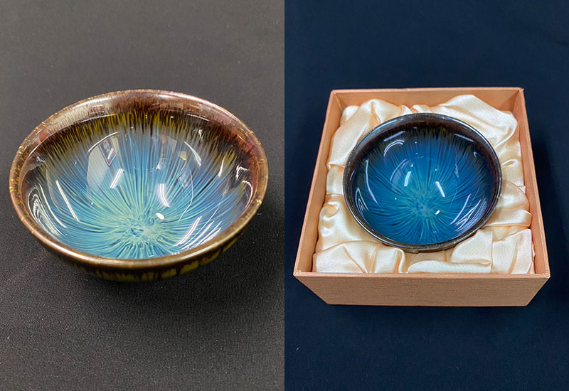 大立窯 海神之眼天目杯 結晶釉 天目釉茶杯  大立窯 海神之眼天目杯 結晶釉 天目釉茶杯