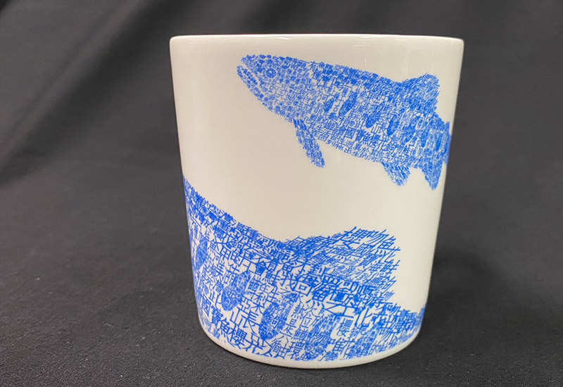 櫻鉤吻鮭單色馬克杯  櫻鉤吻鮭單色馬克杯