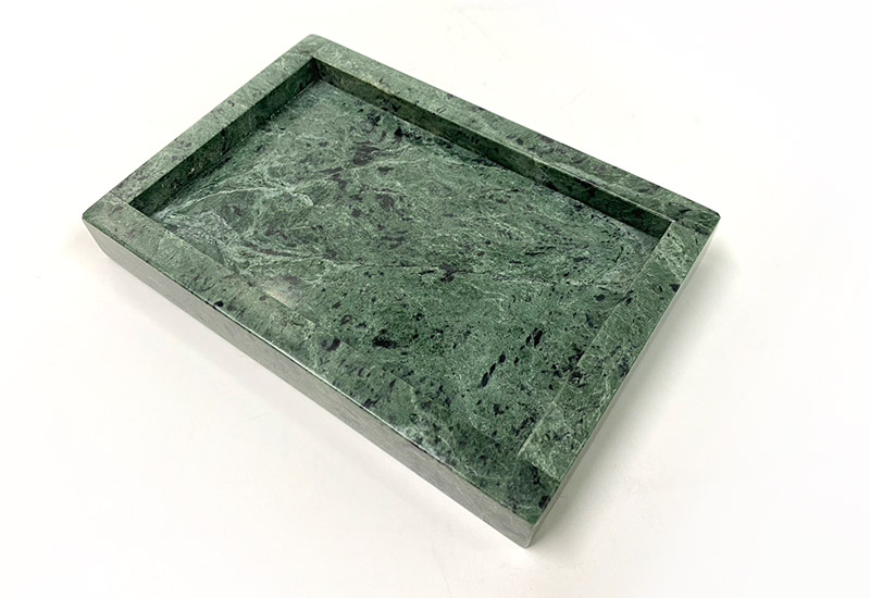 高質感蛇紋石置物盤 高質感蛇紋石置物盤