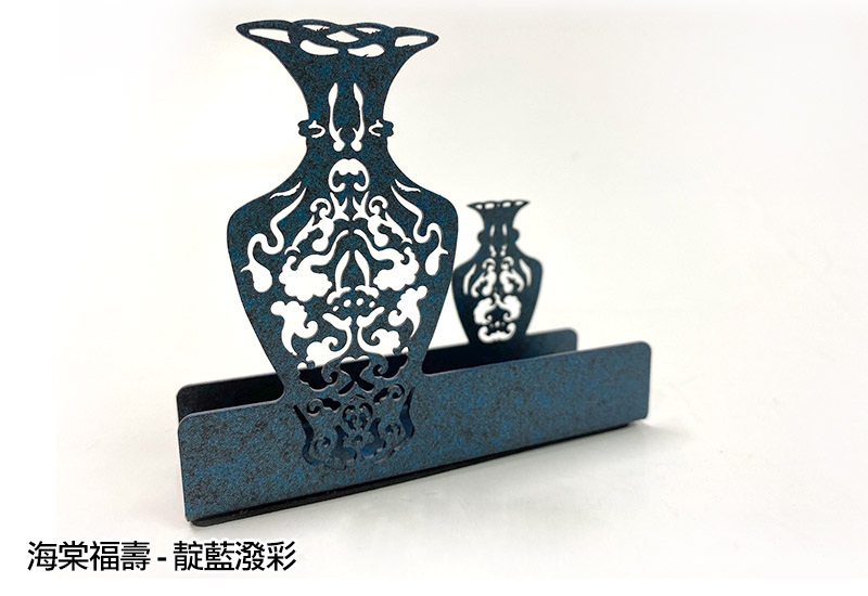 案上喜閱-海棠福壽(多色) 名片架  案上喜閱-海棠福壽(多色) 名片架