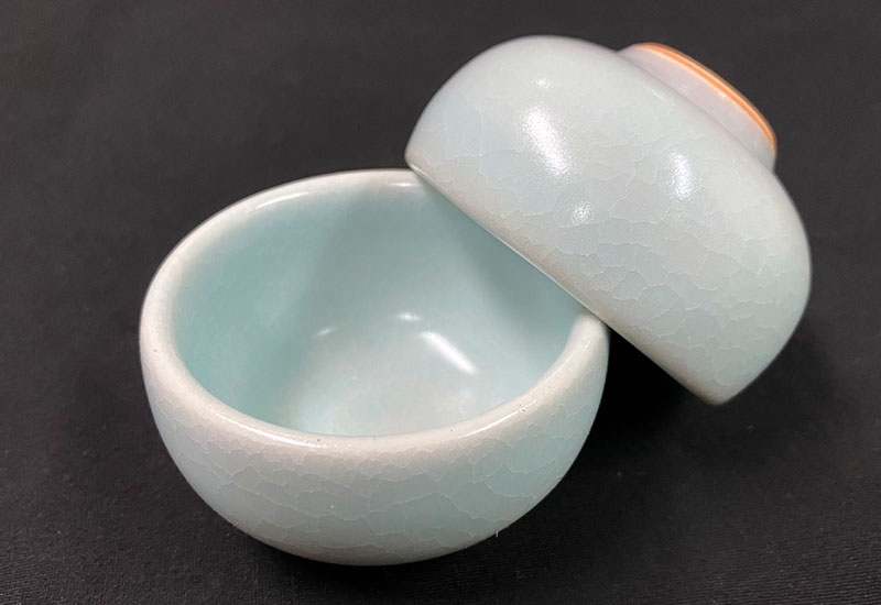 林妙芳 天青-對杯組(2入) 茶杯茶具 鶯歌燒  林妙芳 天青-對杯組(2入) 茶杯茶具 鶯歌燒