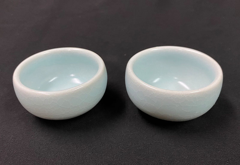 林妙芳 天青-對杯組(2入) 茶杯茶具 鶯歌燒  林妙芳 天青-對杯組(2入) 茶杯茶具 鶯歌燒