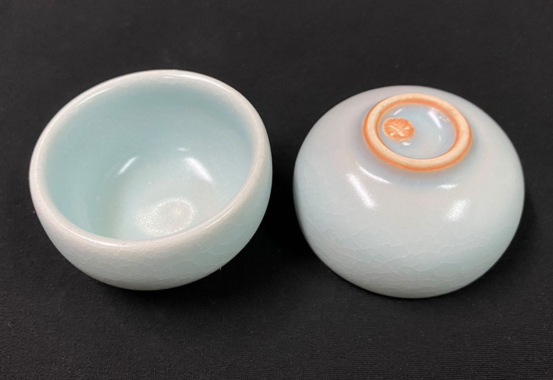 林妙芳 天青-對杯組(2入) 茶杯茶具 鶯歌燒  林妙芳 天青-對杯組(2入) 茶杯茶具 鶯歌燒