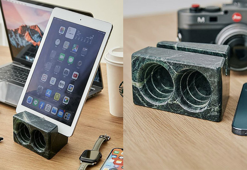 TUNE-TA 大理石雙孔擴音器(平板、IPAD)平板喇叭  TUNE-TA 大理石雙孔擴音器(平板、IPAD)平板喇叭