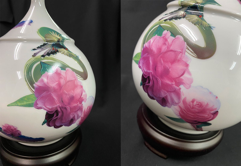 3D藍鵲荷口瓶(大) 3D藍鵲荷口瓶(大)