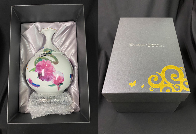 3D藍鵲荷口瓶(大) 3D藍鵲荷口瓶(大)