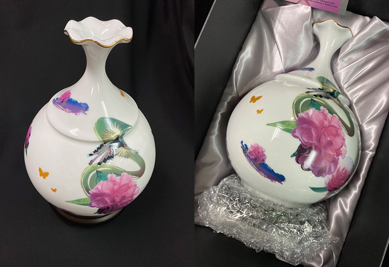 3D藍鵲荷口瓶(大) 3D藍鵲荷口瓶(大)