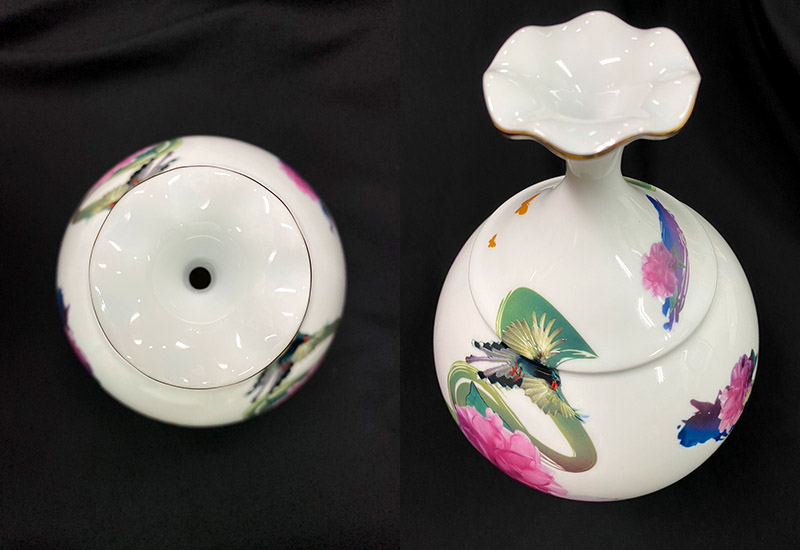 3D藍鵲荷口瓶(大) 3D藍鵲荷口瓶(大)