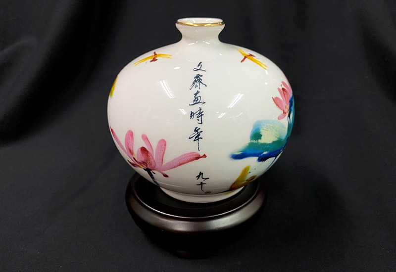 荷心荷境天球瓶(小) 荷心荷境天球瓶(小)