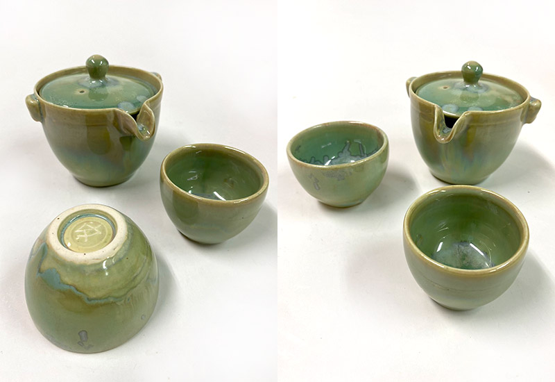 林映汝 隨身小茶具(1壺2杯)-翡翠綠 鶯歌燒 林映汝 隨身小茶具(1壺2杯)-翡翠綠 鶯歌燒