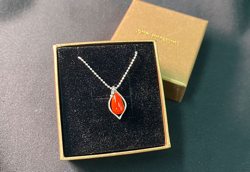 蘇澳珊瑚 珊瑚水滴墜子-B ASKPDW4043 蘇澳珊瑚 珊瑚水滴墜子-B ASKPDW4043