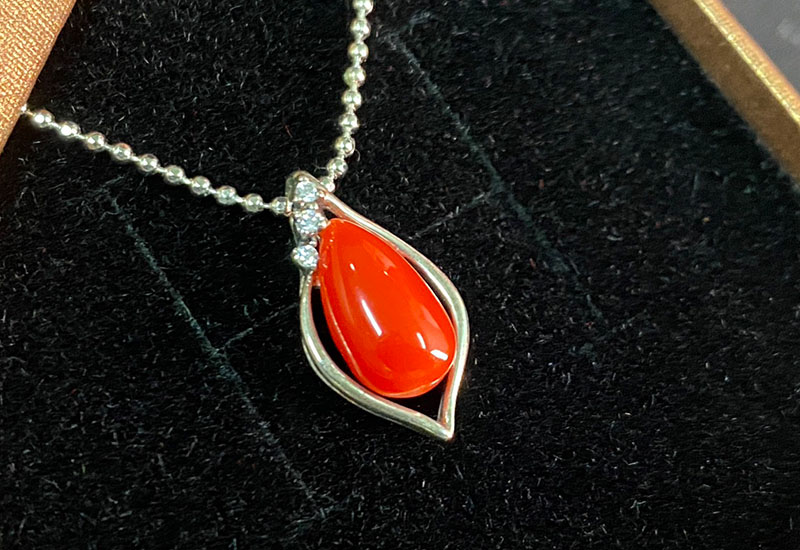 蘇澳珊瑚 珊瑚水滴墜子-B ASKPDW4043 蘇澳珊瑚 珊瑚水滴墜子-B ASKPDW4043