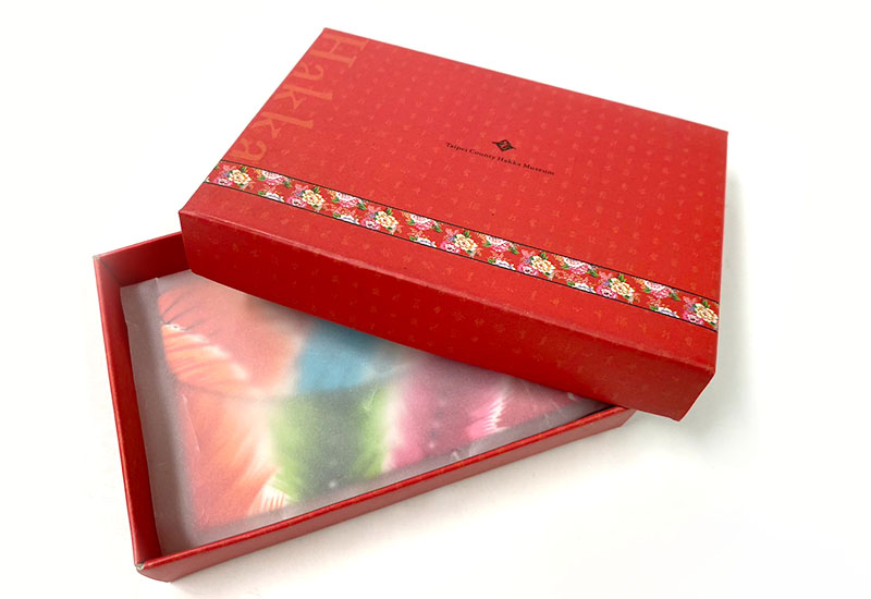 台灣花布 花布名片包-大紅 台灣花布 花布名片包-大紅