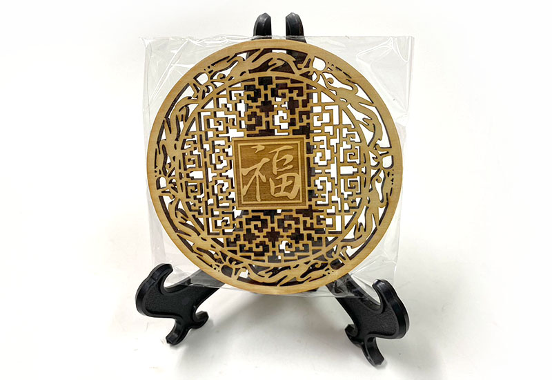 吉祥雕刻杯墊-雲紋 吉祥雕刻杯墊-雲紋