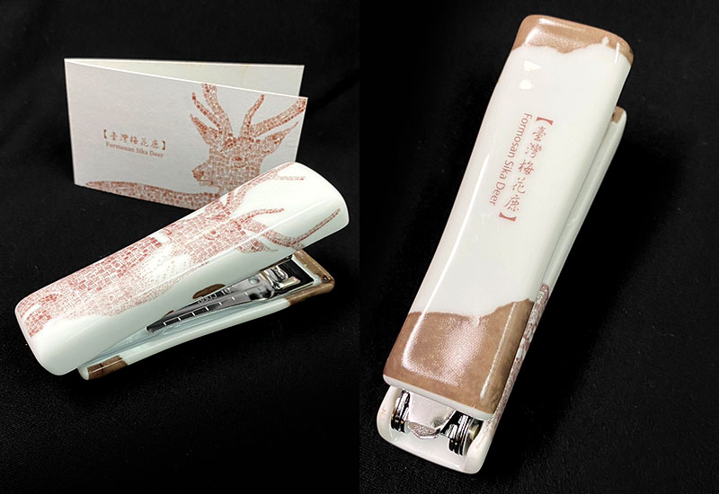 台灣梅花鹿陶瓷釘書機 台灣梅花鹿陶瓷釘書機