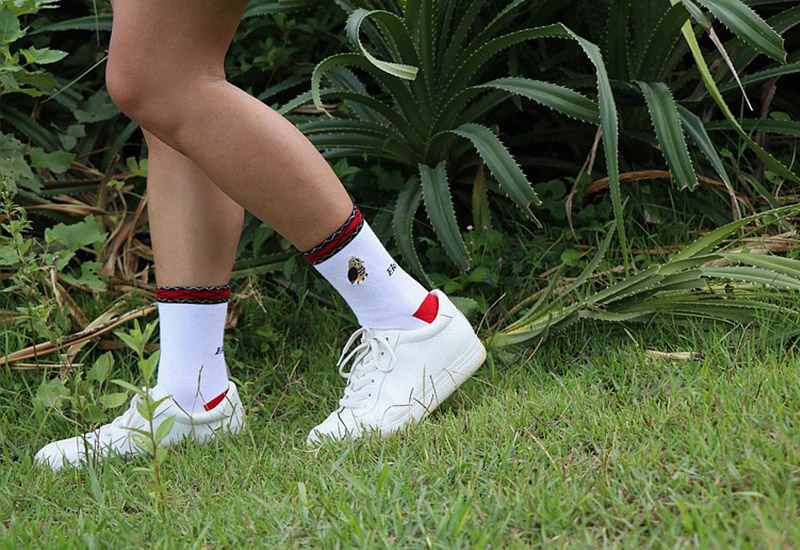 Shining Me 運動休閒襪-貓頭鷹(紅白) Shining Me 運動休閒襪-貓頭鷹(紅白)