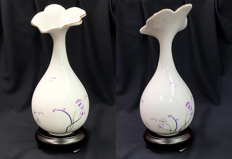 蘭花口膽瓶 蘭花口膽瓶