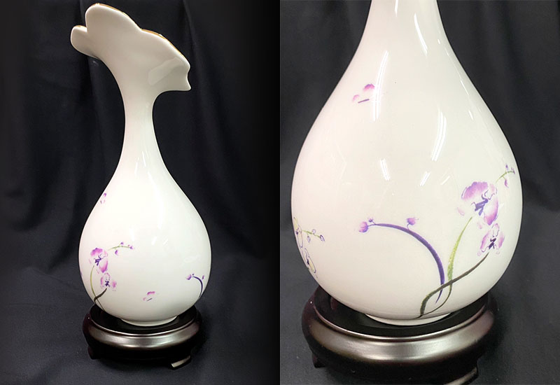 蘭花口膽瓶 蘭花口膽瓶