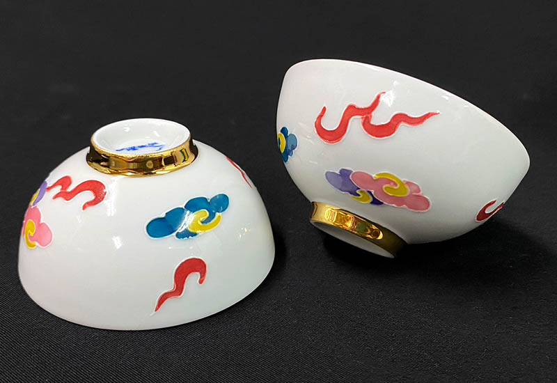 祥龍獻瑞一壺二杯茶具組(白.彩色) 祥龍獻瑞一壺二杯茶具組(白.彩色)