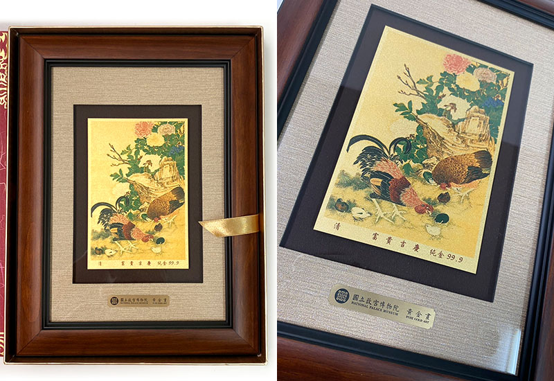 品金品 五福 - 富貴吉慶  黃金複製畫 品金品 五福 - 富貴吉慶  黃金複製畫