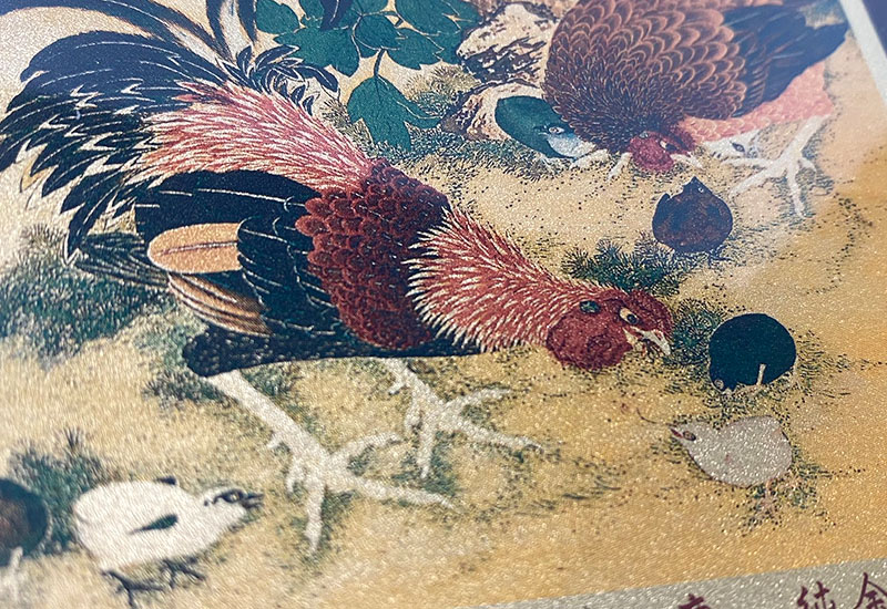 品金品 五福 - 富貴吉慶  黃金複製畫 品金品 五福 - 富貴吉慶  黃金複製畫