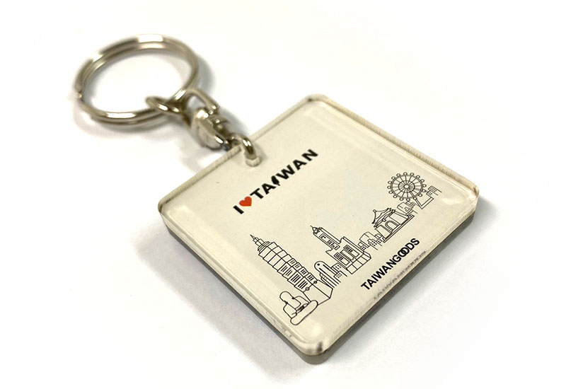印象台灣 壓克力鑰匙圈 印象台灣 壓克力鑰匙圈