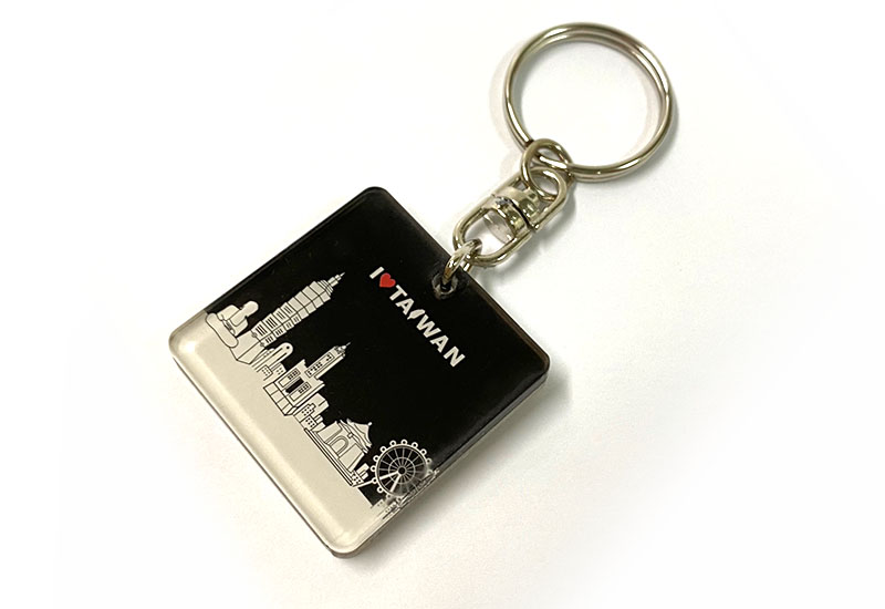 印象台灣 壓克力鑰匙圈 印象台灣 壓克力鑰匙圈