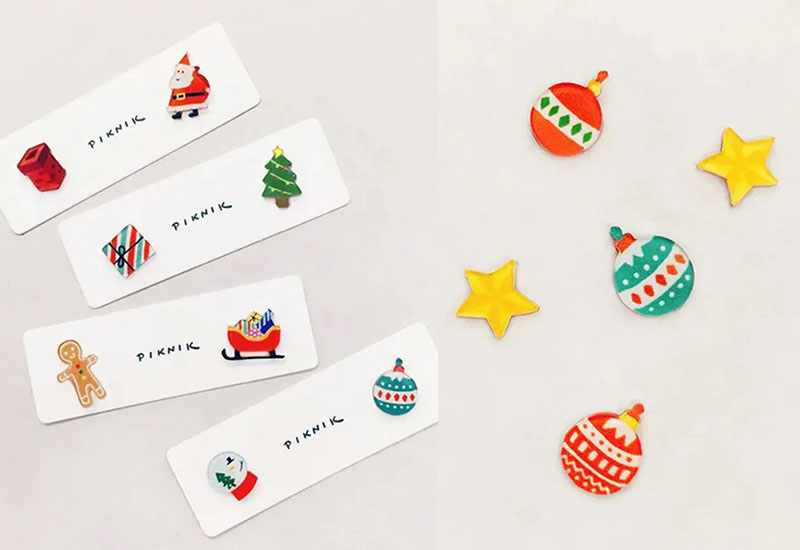 聖誕節耳環耳夾別針(多款可選) 聖誕節耳環耳夾別針(多款可選)