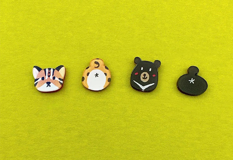 台灣保育動物-小石虎(耳環耳夾別針) 台灣保育動物-小石虎(耳環耳夾別針)