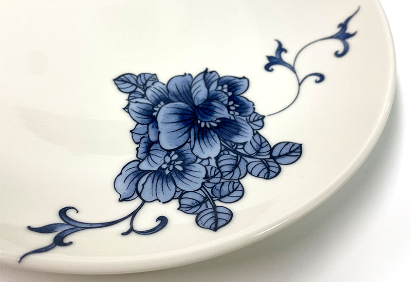 T53-青花蝴蝶碗盤組(6碗6盤) T53-青花蝴蝶碗盤組(6碗6盤)