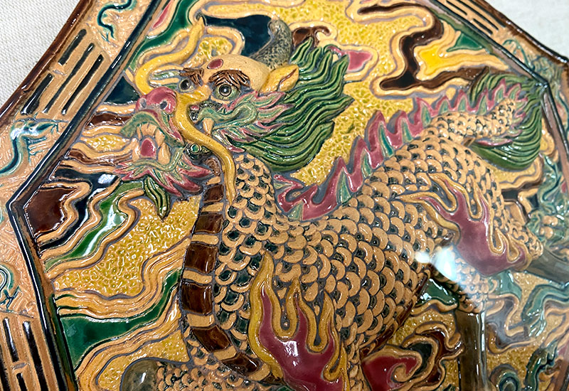 呂勝南 NH- 0209 八卦麒麟(含框與玻璃面)  呂勝南 NH- 0209 八卦麒麟(含框與玻璃面)