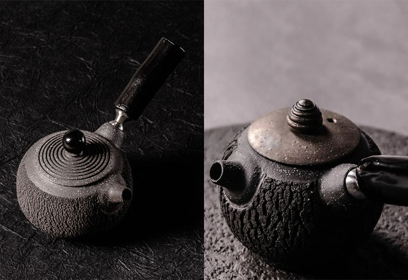 無我系列-原木側把承煙茶器 無我系列-原木側把承煙茶器