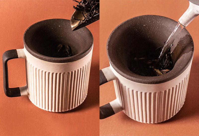 直紋泡茶杯550ml-窯變釉(杯、茶濾內膽、蓋子三件式) 直紋泡茶杯550ml-窯變釉(杯、茶濾內膽、蓋子三件式)