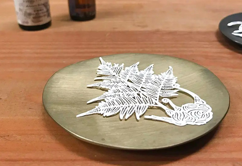 蕨類標本紙雕-臺灣金狗毛蕨 蕨類標本紙雕-臺灣金狗毛蕨