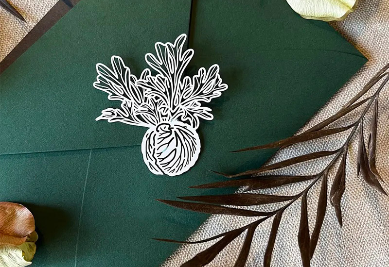 蕨類標本紙雕3.0-亞洲猴腦鹿角蕨 蕨類標本紙雕3.0-亞洲猴腦鹿角蕨