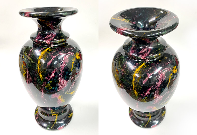8x16七彩玉石花瓶 8x16七彩玉石花瓶