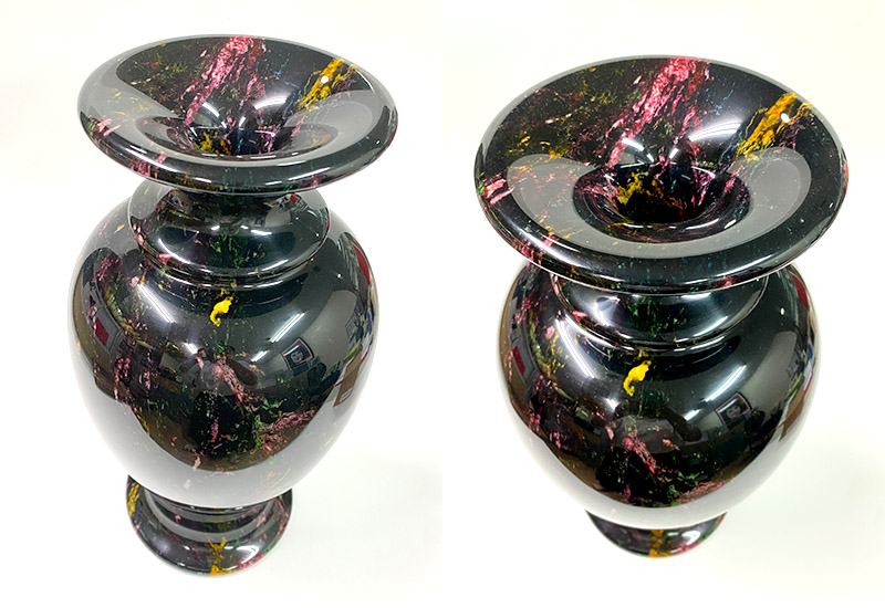 8x16七彩玉石花瓶 8x16七彩玉石花瓶